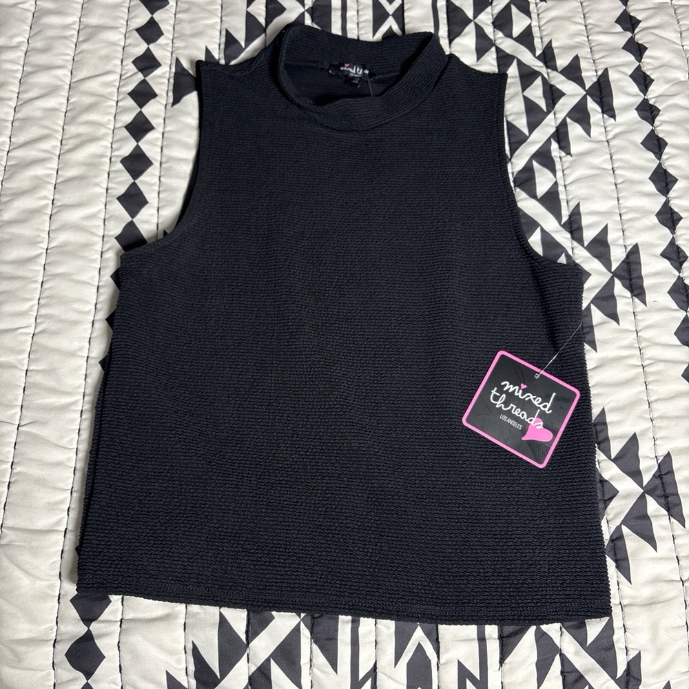 Black Sleeveless Top